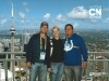 Con Marta (veterinaria) y Rodrigo (caballerizo)