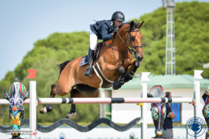Read more about the article Marcelo Chirico with QH Baloudarc LF from Uruguay, wins today’s Gran Prix and Tokyo, 2021 Olympic qualifier